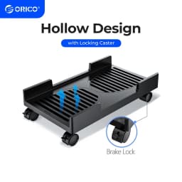 Thumbnail Giá đỡ CPU máy tính ORICO ABS có bánh xe Giá đỡ dọc ổn định cho vỏ máy tính Tháp PC Thiết kế rỗng nhiệt chống nước (CPB) 1