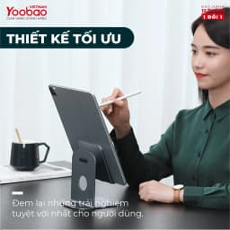 Thumbnail Giá đỡ điện thoại để bàn YOOBAO B4 Hợp kim nhôm Điều chỉnh độ cao - Hàng chính hãng - Bảo hành 12 tháng 4