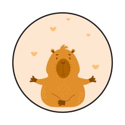 Thumbnail Giá đỡ điện thoại Unique Case in hình Capybara PSK018 1