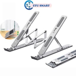 Thumbnail Giá Đỡ Laptop,IPAD, Điện Thoại ZTU SMART Z5 Gấp Gọn Hợp Kim Nhôm Cao Cấp ,Hỗ trợ tản nhiệt, Kèm Túi Vải 1