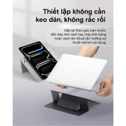 Thumbnail Giá đỡ vô hình MOFT Giá đỡ máy tính xách tay có thể gập lại Thiết kế không dính có thể điều chỉnh - One Piece cho máy tính bảng và máy tính xách tay. 2