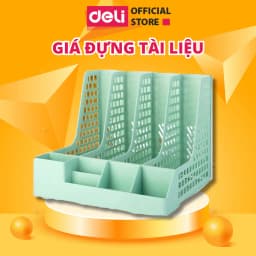Thumbnail Giá Đựng Tài Liệu DELI 4 Ngăn Kệ Đựng Sách Vở Hồ Sơ Giấy Tờ Văn Phòng Màu Pastel Dễ Thương Nhỏ Gọn 1