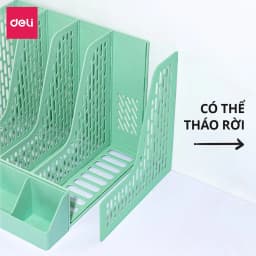 Thumbnail Giá Đựng Tài Liệu DELI 4 Ngăn Kệ Đựng Sách Vở Hồ Sơ Giấy Tờ Văn Phòng Màu Pastel Dễ Thương Nhỏ Gọn 4