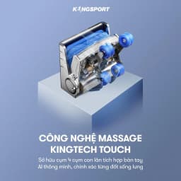 Thumbnail GIAO HÀNG MIỀN NAM| Ghế massage KINGSPORT G78 công nghệ massage đa điểm 3D, nhiệt hồng ngoại kép, khung ghế rộng rãi 3