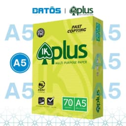 Thumbnail Giấy A5 IK Plus 70gsm , 500 tờ/ rem, nhập khẩu từ Indonesia. 1