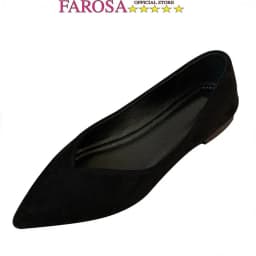 Thumbnail Giày bệt búp bê nữ mũi nhọn FAROSA - B5 chất da nhung lên chân cực êm 1