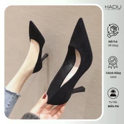 Thumbnail Giày Bít Cao Gót 7P Công Sở Da Mềm HADU GG760 Lót Khử Mùi Êm Ái BH 12 Tháng 3