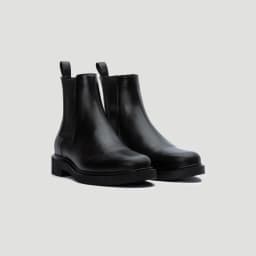 Thumbnail Giày Boot Nam THE WOLF Minimal Chelsea Boot - Black 1