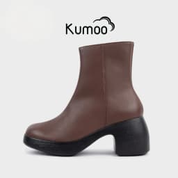 Thumbnail Giày Boot Nữ Cao Gót Kumoo DARA Màu Nâu BL-CG-KUMO-003-B Boot Lửng Nữ Thời Trang, Cá Tính 1