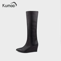 Thumbnail Giày Boot Nữ Kumoo Iris Da Nappa Phong Cách Chic Style Cá Tính Quý Cô Thời Trang BDG-DX-KUMO-001-A 1