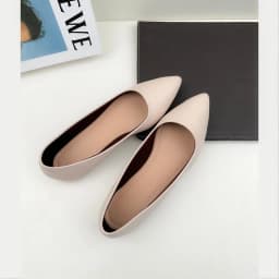Thumbnail Giày Búp Bê Bệt Nữ Mũi Nhọn Da Thật, Guốc Nữ Đế Bằng Thiết Kế Basic Siêu Êm NUDDO NT009 4