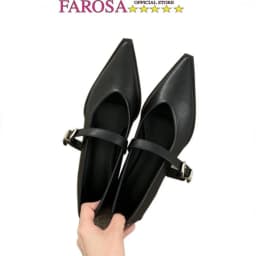 Thumbnail Giày búp bê marry janes nữ mũi nhọn FAROSA -TK74 giày đế bằng nữ chất da mềm mẫu mới cực hót trend 1
