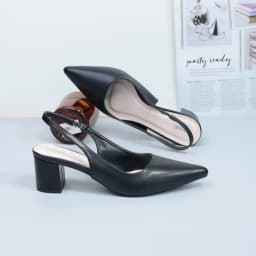 Thumbnail Giày Cao Gót 5cm SlingBack Hậu Thun Pixie H350 3
