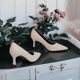 Thumbnail Giày Cao Gót 7cm Basic Mũi Nhọn Êm Chân Pixie X457 3