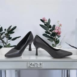 Thumbnail Giày Cao Gót 7cm Basic Mũi Nhọn Êm Chân Pixie X457 4