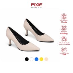 Thumbnail Giày Cao Gót 7cm Basic Mũi Nhọn Mềm Pixie X457 1