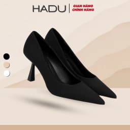 Thumbnail Giày Cao Gót 7P Bít Mũi Công Sở Da Mềm HADU G760 Lót Khử Mùi Êm Ái BH 12 Tháng 1