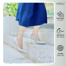 Thumbnail Giày Cao Gót 7P Bít Mũi Công Sở Da Mềm HADU G760 Lót Khử Mùi Êm Ái BH 12 Tháng 2
