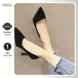 Thumbnail Giày Cao Gót 7P Bít Mũi Công Sở Da Mềm HADU G760 Lót Khử Mùi Êm Ái BH 12 Tháng 3