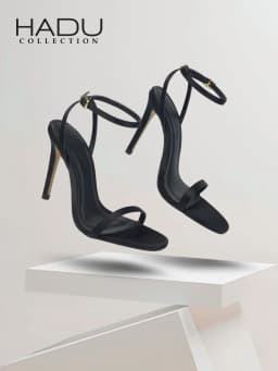 Thumbnail Giày Cao Gót 9P Sandal Quai Mảnh HADU G931 Chất Da PU Cao Cấp Sườn 4 Lớp Vững Chắc BH 12 Tháng 1