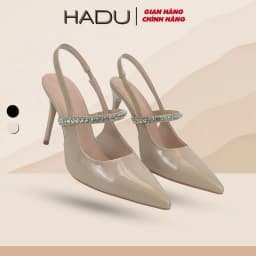 Thumbnail Giày Cao Gót 9P Slingback Quai Ngang Đính Đá ELRIN HADU M970 Da PU Cao Cấp Êm Mềm BH 12T 1