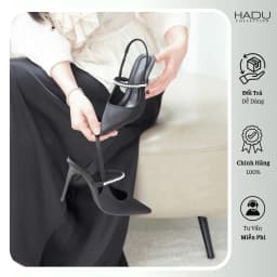 Thumbnail Giày Cao Gót 9P Slingback Quai Ngang Đính Đá ELRIN HADU M970 Da PU Cao Cấp Êm Mềm BH 12T 4