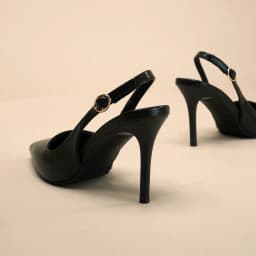 Thumbnail Giày cao gót bít mũi nữ DILY quai hậu thanh mảnh ,giày slingback nữ tiện lợi gót nhọn cao 8cm AA0452 3