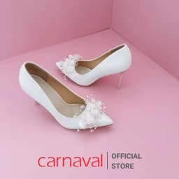 Thumbnail Giày Cao Gót Cưới Carnaval Đính Hoa Thủ Công - Nét Thanh Lịch và Sang Trọng Dành Cho Cô Dâu - VS46 2