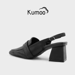 Thumbnail Giày Cao Gót Kumoo Kuro Mzu GCG-KUMO-025-A Màu Đen Mũi Nhọn Gót Vuông Phong Cách Công Sở Điển Hình 3
