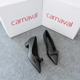 Thumbnail Giày cao gót mũi nhọn đính nơ Carnaval siêu xinh gót vuông cao 4cm - VS62 3