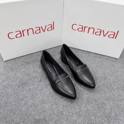 Thumbnail Giày cao gót mũi nhọn trang trí khóa GCOROI cao 3 cm da cao cấp siêu sang - VS65 2