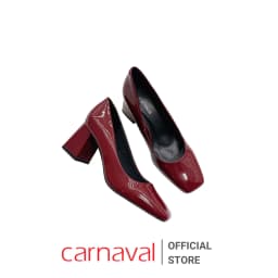 Thumbnail Giày Cao Gót Mũi Vuông Carnaval Sang Trọng 7 Phân Da Bóng Cao Cấp - VS67 3
