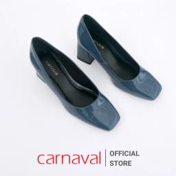 Thumbnail Giày Cao Gót Mũi Vuông Carnaval Sang Trọng 7 Phân Da Bóng Cao Cấp - VS67 4