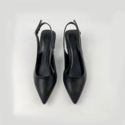 Thumbnail Giày Cao Gót Nữ 3 Phân Mũi Nhọn Dáng Slingback, Guốc Nữ Đế Vuông Kín Mũi Sang Trọng NU223 2