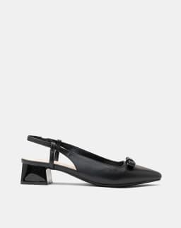 Thumbnail Giày Cao Gót Nữ 5cm Thời Trang JUNO Giày Cao Gót Slingback Gót Vuông CG05148 2