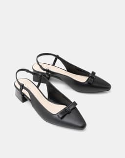 Thumbnail Giày Cao Gót Nữ 5cm Thời Trang JUNO Giày Cao Gót Slingback Gót Vuông CG05148 3