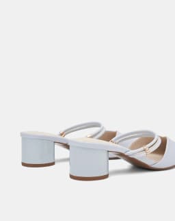 Thumbnail Giày Cao Gót Nữ 5cm Thời Trang JUNO Giày Mules Mũi Nhọn Gót Trụ CG05097 4