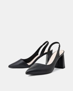 Thumbnail Giày Cao Gót Nữ 7cm Thời Trang JUNO Giày Cao Gót Slingback Hở CG07163 3