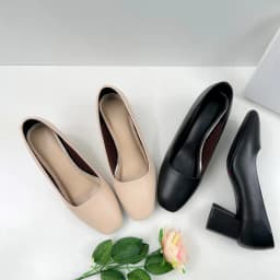 Thumbnail Giày Cao Gót Nữ Bít Mũi Đế Vuông 3cm Cao Cấp, Giày Công Sở Nữ Da Thật Mũi Vuông NUDDO N3D01 3