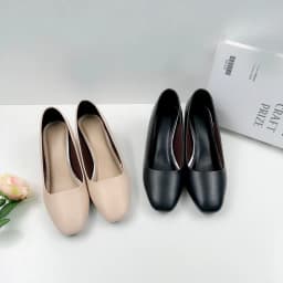 Thumbnail Giày Cao Gót Nữ Bít Mũi Đế Vuông 3cm Cao Cấp, Giày Công Sở Nữ Da Thật Mũi Vuông NUDDO N3D01 4