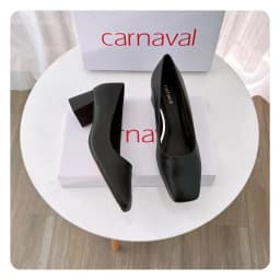 Thumbnail Giày cao gót nữ công sở 5 phân mũi vuông gót trụ sang chảnh, quý phái - Carnaval VS01 2