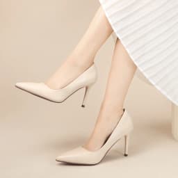 Thumbnail Giày cao gót nữ DILY mũi nhọn basic thời trang, giày bít mũi nữ gót nhọn cao 8cm AA0445 4