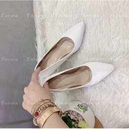 Thumbnail Giày cao gót nữ FAROSA 9cm mũi nhọn chất da mềm cực êm chân- TC19 3