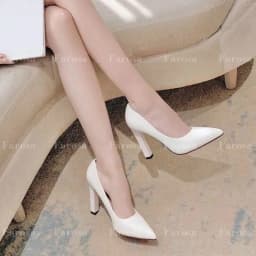 Thumbnail Giày cao gót nữ FAROSA 9cm mũi nhọn chất da mềm cực êm chân- TC19 4