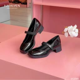 Thumbnail Giày cao gót nữ HÀ HUYỀN bóng quai ngang đế 5cm - CG2301 3