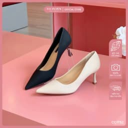 Thumbnail Giày cao gót nữ HÀ HUYỀN da bóng trơn gót nhọn 7cm - CG1752 1