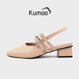 Thumbnail Giày Cao Gót Nữ Kumoo GCG-KUMO-010-B Màu Kem Gót 4cm Phong Cách Thời Thượng Quý Cô Công Sở 1