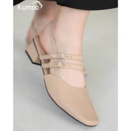 Thumbnail Giày Cao Gót Nữ Kumoo GCG-KUMO-010-B Màu Kem Gót 4cm Phong Cách Thời Thượng Quý Cô Công Sở 3