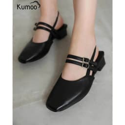 Thumbnail Giày Cao Gót Nữ Kumoo GCG-KUMO-010-A Màu Đen Gót 4cm Phong Cách Thời Thượng Quý Cô Công Sở 3