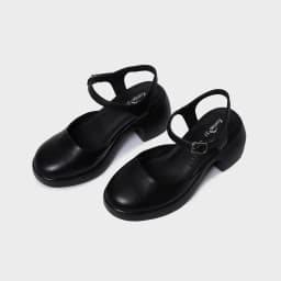 Thumbnail Giày Cao Gót Nữ KUMOO Annie Heel GCG-KUMO-020-A Màu Đen Dáng MaryJane Trẻ Trung Đế Vuông 7cm 2